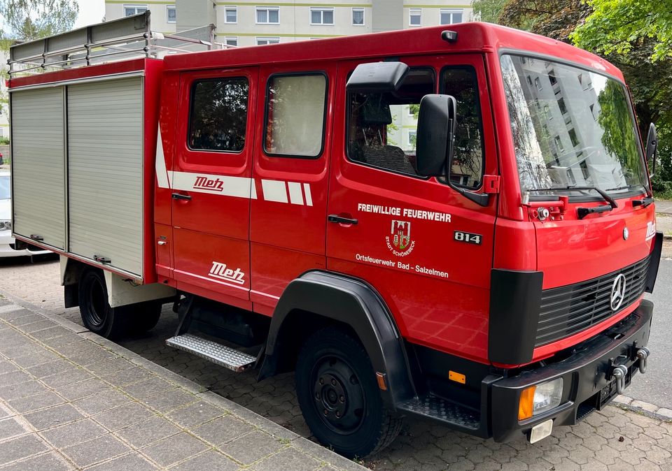 Mercedes 814 Doppelkabine ehem. LF8 Feuerwehr Differentialsperre in Nürnberg (Mittelfr)