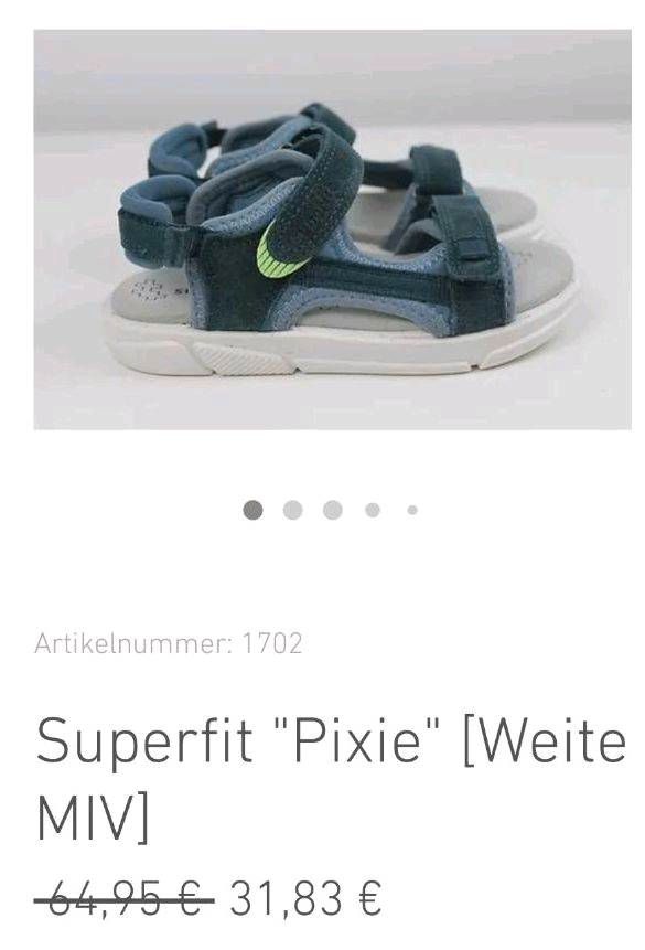 Neue Sandalen Superfit Gr. 29 30 31 32 33 Weite M Pixie in Herzogenaurach