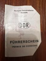 Alter DDR Führerschein 70 er Jahre  Sammeln Sachsen - Neumark Vorschau
