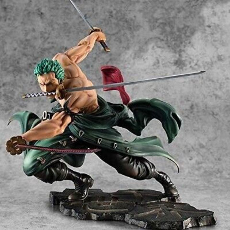 Roronoa Zoro Anime Actionfigur Statue Modell Sammlung One Piece G in Menden