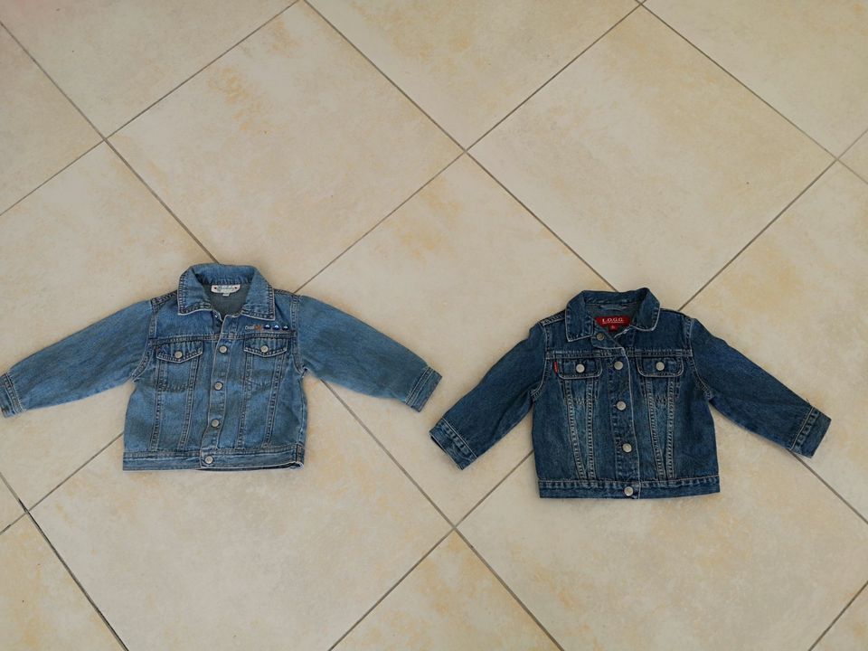 2 Jeansjacken Jeansjacke Set Größe 86 neuwertig in Dietzenbach