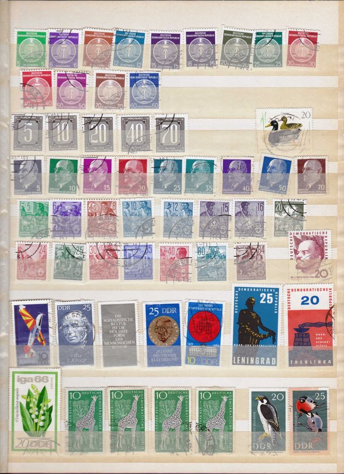Briefmarkensammlung von 1960-70 in Salzkotten