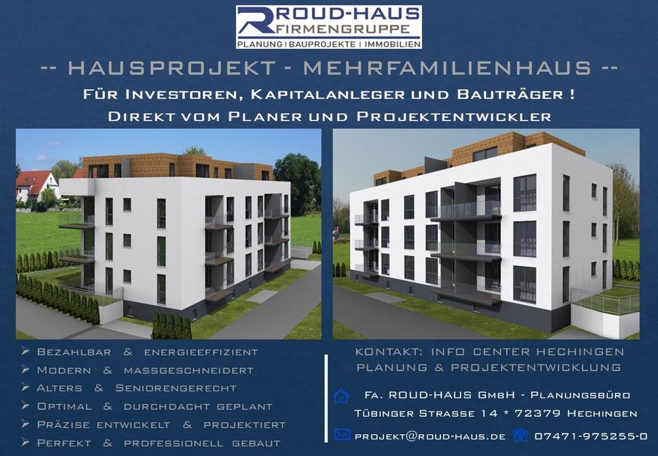 + EXKLUSIVES MEHRFAMILIENHAUS-PROJEKT! + in Nagold