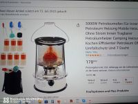 3000W Petroliumofen, Zeltheizer, ca 40l Petroliun dazu Brandenburg - Putlitz Vorschau