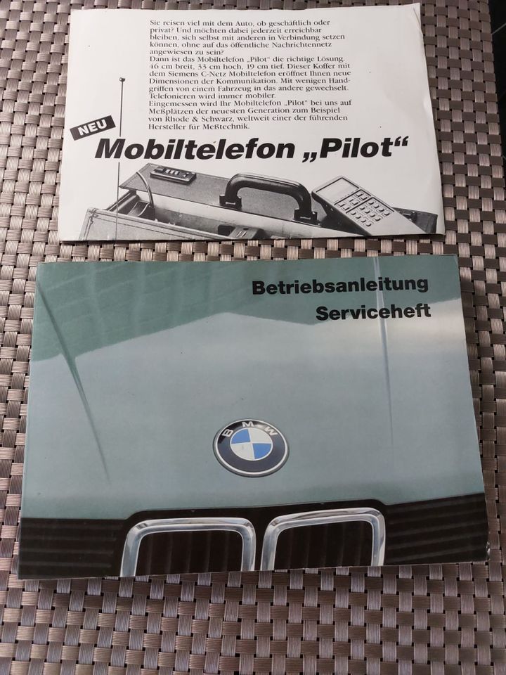 BMW E28 Betriebsanleitung Serviceheft 518, 520i, 528i, 535i in Lägerdorf