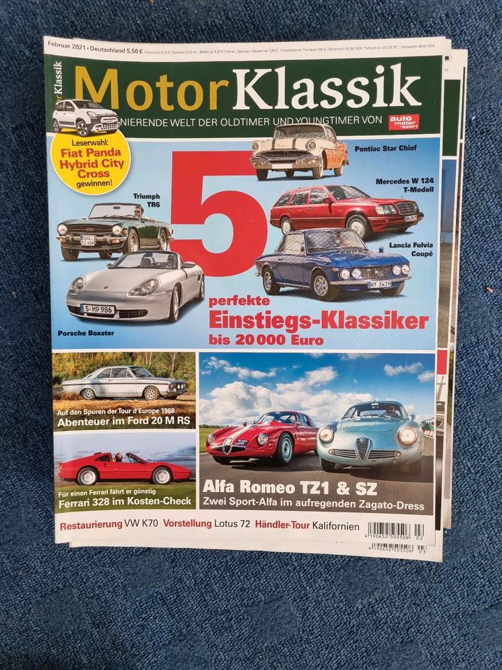 Motor Klassik Hefte 1-12/2021 in Reute