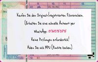 Führerschein - Prüfung/Punkte/MPU gelöst. unser vvhatzap; siehe F Berlin - Mitte Vorschau