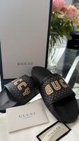 Gucci Damen Schuhe 37 schwarz / gold NEU Hessen - Fulda Vorschau