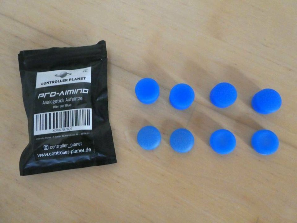 Analogstick Aufsätze Controller blau PS4 4 unterschiedliche Paare in Bad Zwischenahn