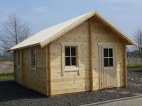 Blockhaus TWIST 4,0x6,0m m. 2 Räumen und Schlafboden, Fußboden Niedersachsen - Wietmarschen Vorschau