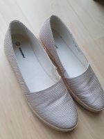 Schuhe Leinen-Espandrilles beige Gr. 41 Graceland Ballerinas Bayern - Wartenberg Vorschau