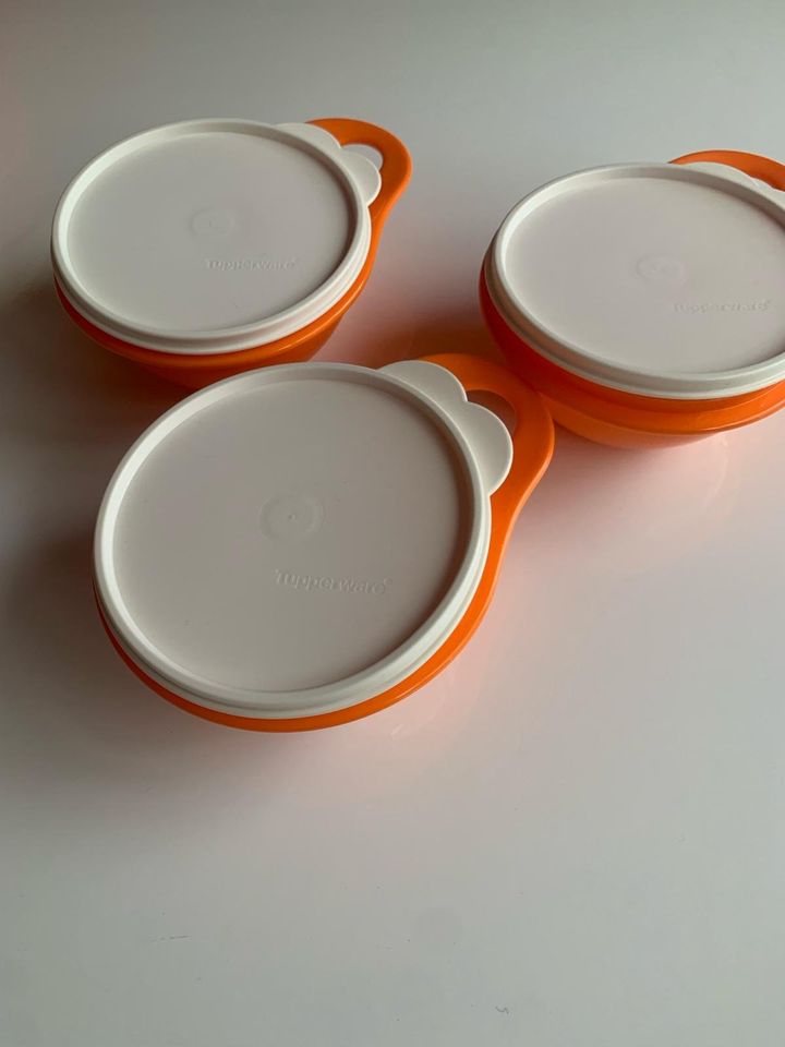 3 Tupperware Maximilian Rührschüssel orange 600 ml in Düsseldorf