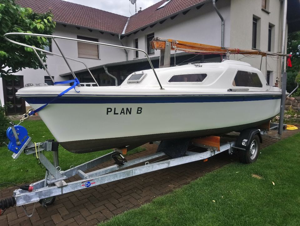 Segelkajütboot Segelboot Kajütboot Motorboot Angelboot 660x250cm in Kloster Lehnin