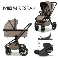 Moon RESEA+ - 4in1 Kinderwagen-Set - Mud - inkl. Babywanne + Sportsitz + Cybex Cloud T i-Size + Base T + XXL-Zubehörpaket - NEU Hessen - Fulda Vorschau