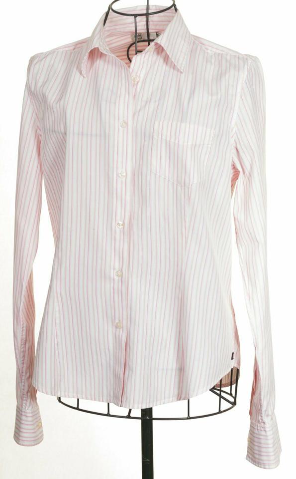 ORIGINAL *RALPH LAUREN* DAMEN BLUSE GR. 38 *ROSA* GESTREIFT in Reit im Winkl