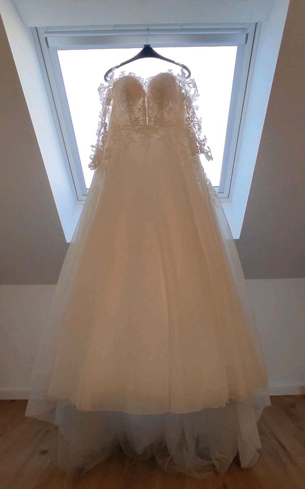 ❤️❤️ Brautkleid - Hochzeitskleid mit Schleppe & Reifrock ❤️❤️ in Dormagen