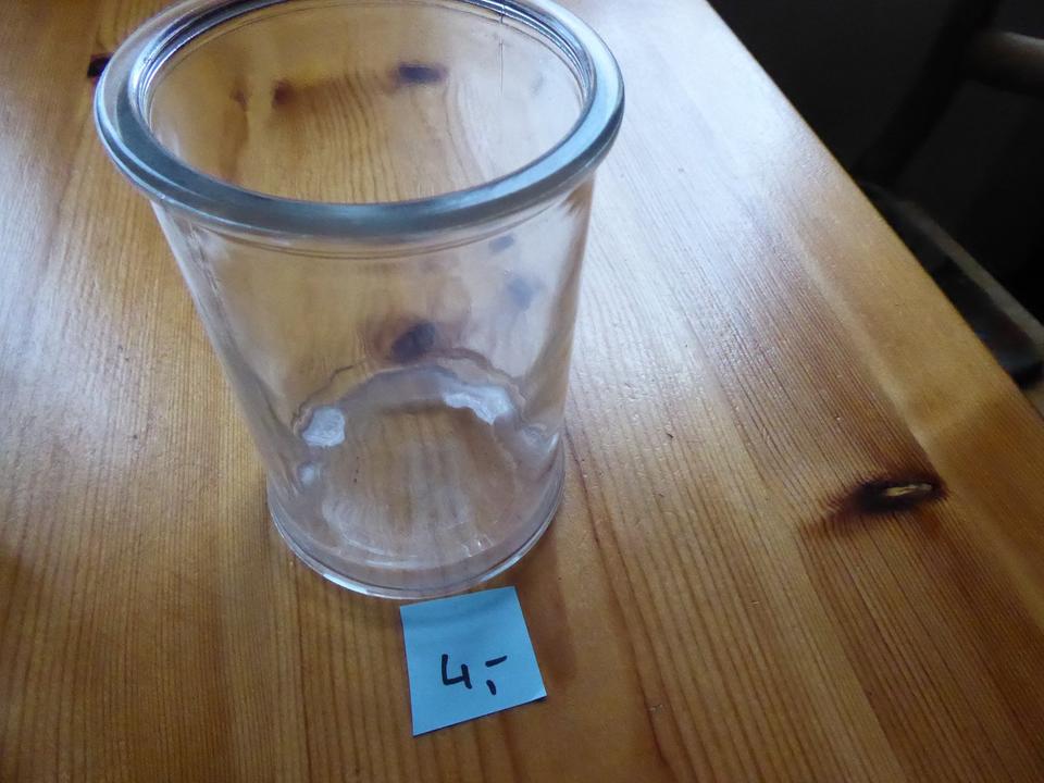 alte nostalgiche Küchenhelfer aus Glas Meßbecher Reibe Weck in Herbsleben