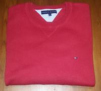 Tommy Hilfiger Pullover Rot Bordeaux, 100 % Baumwolle, NEUW. XL Niedersachsen - Brietlingen Vorschau