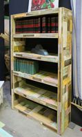 Regal bunt Altholz Mosaik Massivholz Bücherregal 2 m Holz Shabby Essen - Essen-Kettwig Vorschau