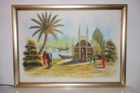Gemälde / Bild von Fawzi, arabisch, Bahrain, querformat, 55 x 75 Nordrhein-Westfalen - Gelsenkirchen Vorschau