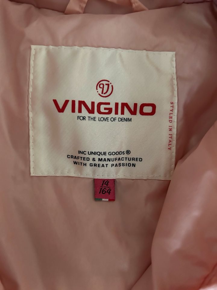 Vingino rosa Steppjacke in Gr. 164 in Otter