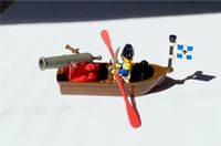 Lego Blaurock Minifigur + Waffen Piraten Ruderboot Fahne Kanone Hessen - Butzbach Vorschau