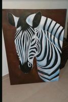 Bild auf Leinwand XXL Zebra Zebrabild Hessen - Vöhl Vorschau