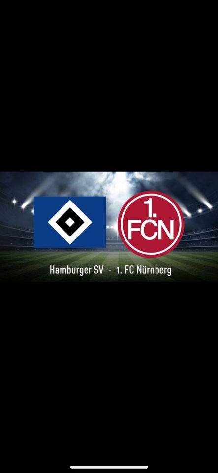 HSV vs Nürnberg Tickets in Cremlingen
