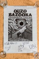 Ouzo Bazooka - Transporter Tour 2019 - Unterschriften - Plakat Bielefeld - Schildesche Vorschau