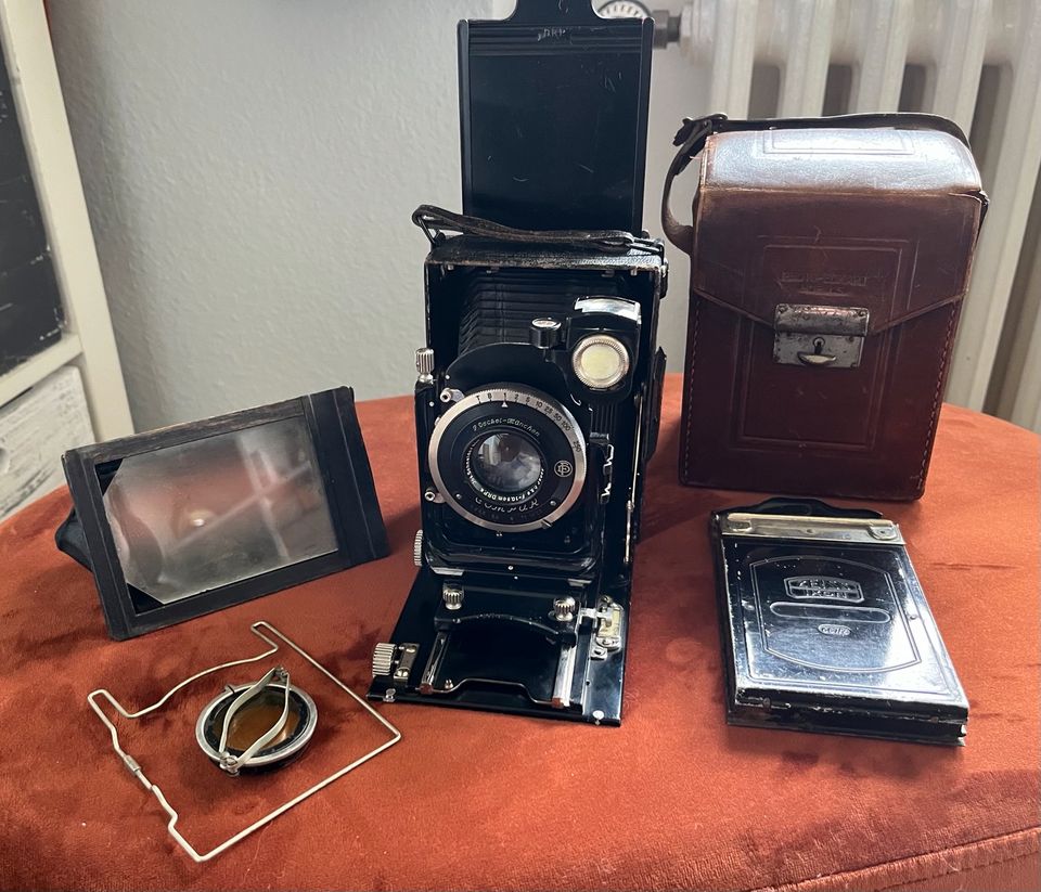 Compur Balgenkamera Plattenkamera Vintage Xenar Kamera in Sinzig