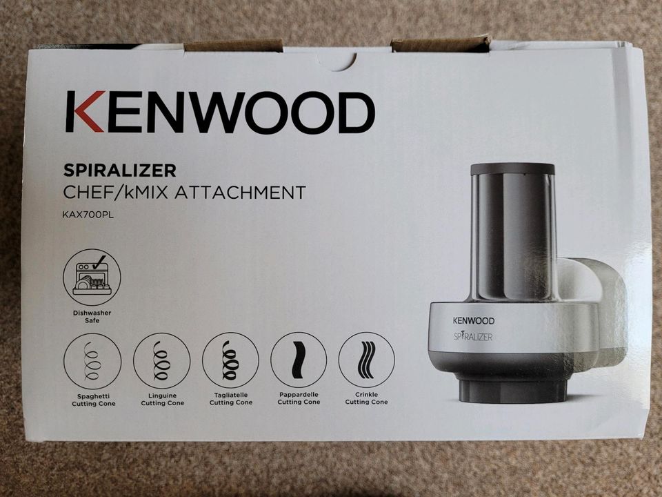 Kenwood Spiralschneider KAX700PL *NEU* in Uhlstädt-Kirchhasel