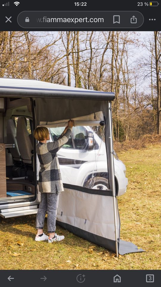 FIAMMA neuwertige Side W Pro Shade , Blocker Pro  Vorzelt Markise in Großenseebach