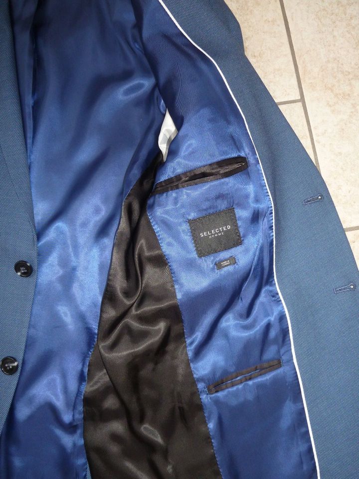 Herren Anzug Selected Homme - slim - Gr.44/46 - mittelblau in Leipzig