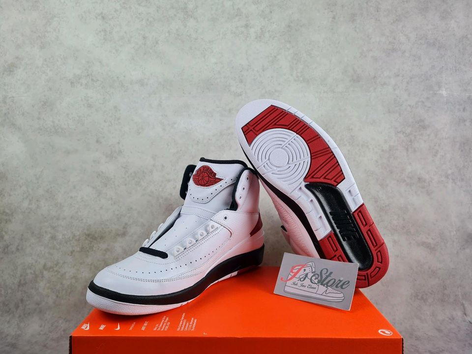 Sale*REFURBISHED|Nike Air Jordan 2 Retro|White/Red|Gr.42,5/44 in Frechen