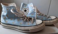 Hellblaue, bestickte Converse Niedersachsen - Göttingen Vorschau