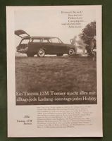 Ford 17M Turnier Werbung Reklame 1963 Niedersachsen - Danndorf Vorschau