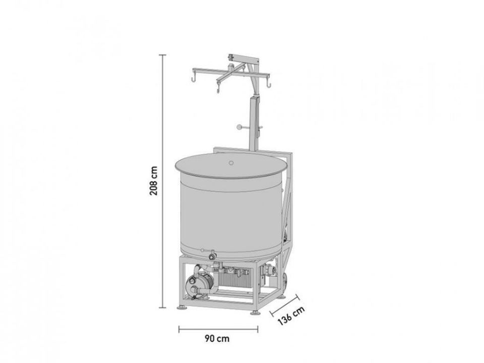 Speidel Braumeister 200 Liter in Wallhausen