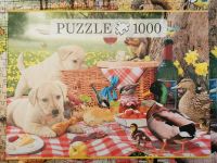 Puzzle Welpen Picknick 1000 Teile Nordrhein-Westfalen - Kerpen Vorschau