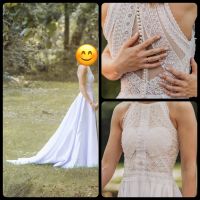 Brautkleid, Hochzeitskleid, A-Linie, weiß, Boho, Häkel Niedersachsen - Burgdorf Vorschau