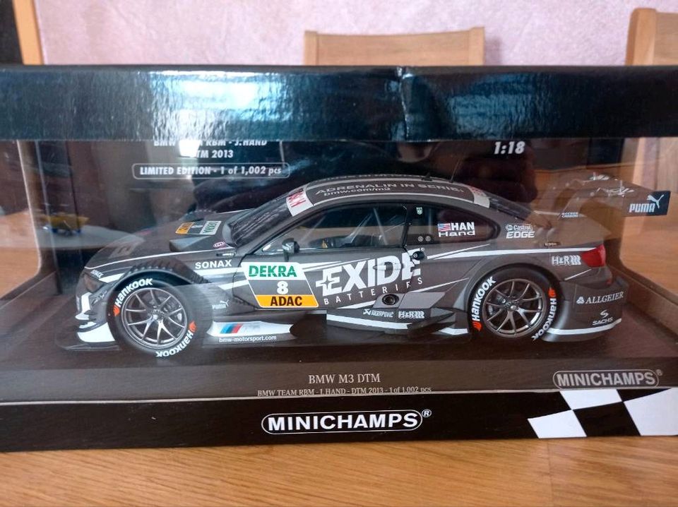 Modellauto BMW M3 DTM 1:18 in Flöha 