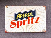 Retro Blechschild Deko Schild Vintage 30x20cm Aperol Spritz *Neu* Baden-Württemberg - Filderstadt Vorschau