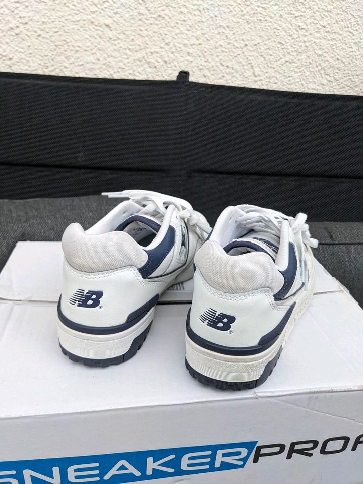 New Balance 550 white/dark mercury Sneaker (navy) in Tübingen