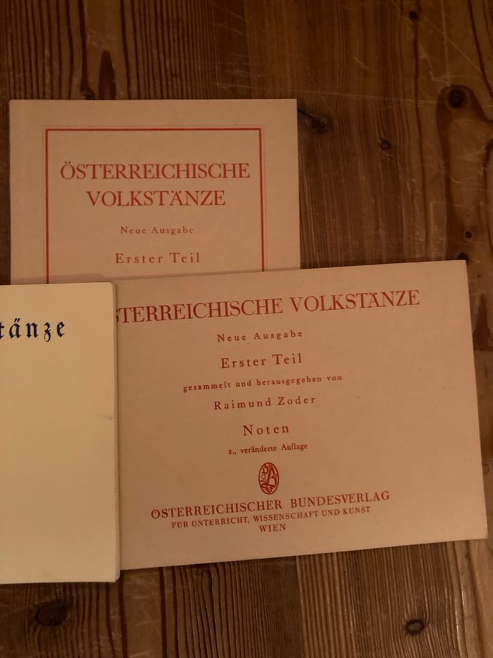 Musiknoten - Österreichische Volkstänze (Teil 1 - 3) in Hofheim (Gem Spatzenhausen)