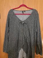 Rainbow Bonprix Shirt mit Schleife, grau meliert, Ge. 48/50 Nordrhein-Westfalen - Brilon Vorschau