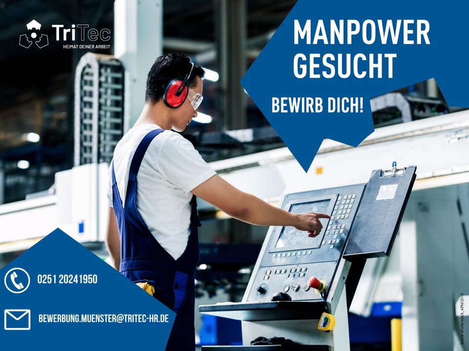 Maschinenbediener in Münster gesucht m/w/d - 15 € / Std. in Centrum