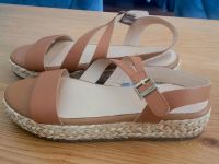 "JONAK Paris" NEU Design-Sandalen *Bast *Jute *Leder Brandenburg - Mahlow Vorschau