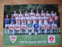 Alte Teamkarte VfB Stuttgart Mannschafts-Bild Saison 1987/88 Nordrhein-Westfalen - Niederzier Vorschau