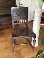 Antiker Stuhl mit Lederbezug Jugendstil Wien ca.1900 Baden-Württemberg - Tübingen Vorschau