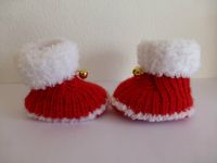 ⭐️ Baby Schuhe Socken Weihnachten 9 cm gestrickt *NEU* ⭐️ Bayern - Ottobeuren Vorschau