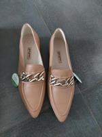 Paul Green Gr. 37,5 Leder Slipper, Nappa Desert Light Brandenburg - Zossen Vorschau